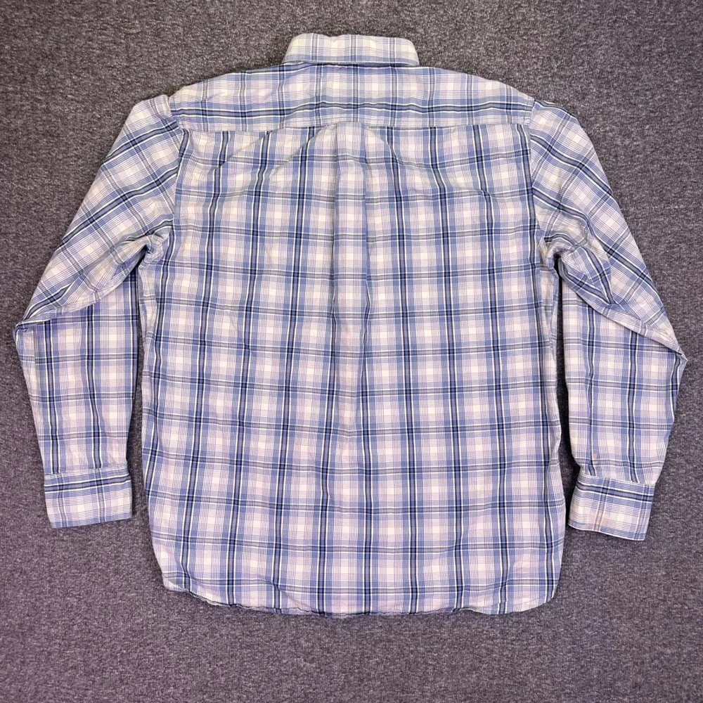 Timberland Shirt Mens‎ L Plaid Hiking Casual Rugged Cotton Long Sleeve Outdoors